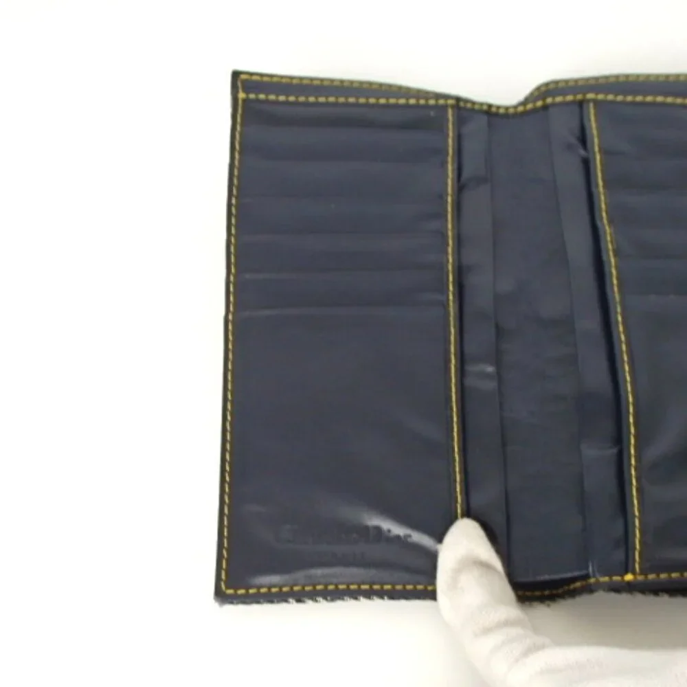 Authentic Christian Dior Tri-fold wallet leather [Used]